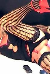 Kim spends a bit of time have sexual intercourse that horny