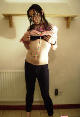 This curious crossdresser loves to put on her good pink