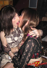 Lots of kissing tgirls using their slutty mouths and wet