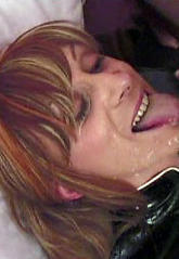 Lucimay sucks fat guys dick for facial ejaculatelucimay
