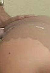 Jane wears pantyhose and gets a load on her bumjane wears