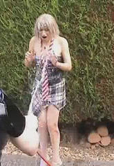 Lucimay punishes and humiliates her tranny friendlucimay