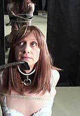Naughty lucimay gets tied and up slap with horse