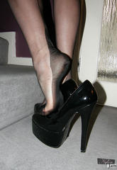 Nylon and heels cover janes delicate and curvy anatomynylon